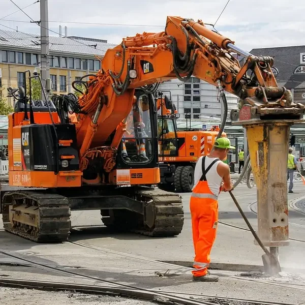 Industrial cleaning equipment for construction and building sites